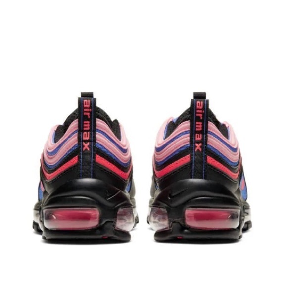 (GS) Nike Air Max ‘97 in ‘Black/Multi’ - Picture 12 of 14